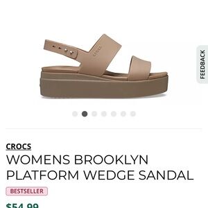 Brooklyn wedge crocs